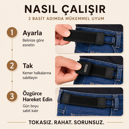 Beltra Premium Tokasız Kemer